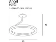 MaxLight Angel lampa wisząca P0153