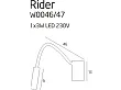 Kinkiet Rider Czarny od Maxlight