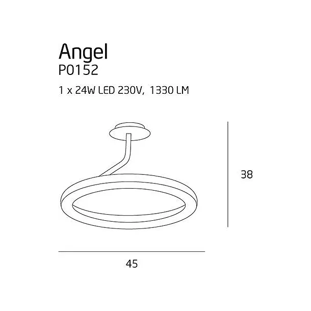 MaxLight Angel Lampa wisząca P0152
