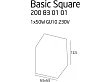 MAXLIGHT Basic Square Plafon biały C0070/ 200830101