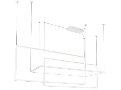 Lampa Wisząca Geometric Biała od Maxlight