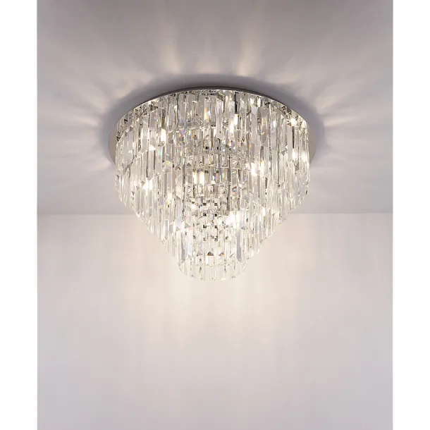 Plafon Monaco Chrom Ø60 cm od Maxlight