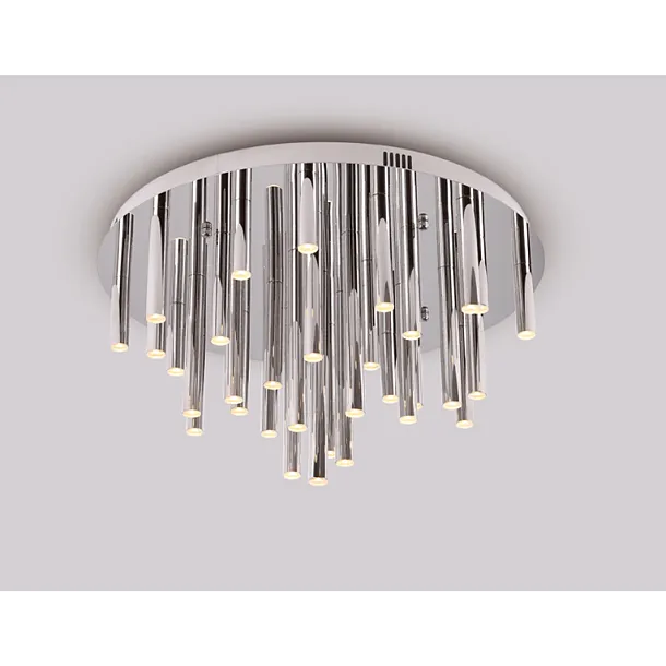 Plafon Organic Chrom 33x1 Ściemnialny od Maxlight