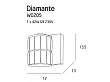 Kinkiet Diamante I od Maxlight