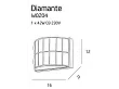 Kinkiet  Diamante II od Maxlight
