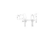 Bateria bidetowa Mirage Chrom od Mobi