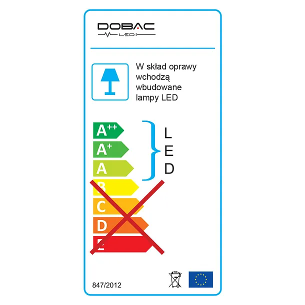 DOBAC INFERO HORI BLACK 20W 15°  MHT8818-BK-15