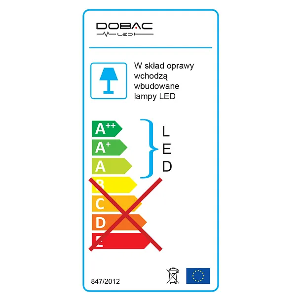 DOBAC JUVENIS RECESSED WHITE 20W 15°  KT6950-WH-15