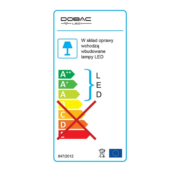 DOBAC JUVENIS RECESSED WHITE 30W 40°