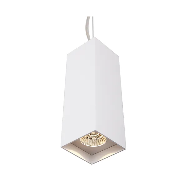 DOBAC REGINA SQUARE LAMPA WISZĄCA WHITE 8W