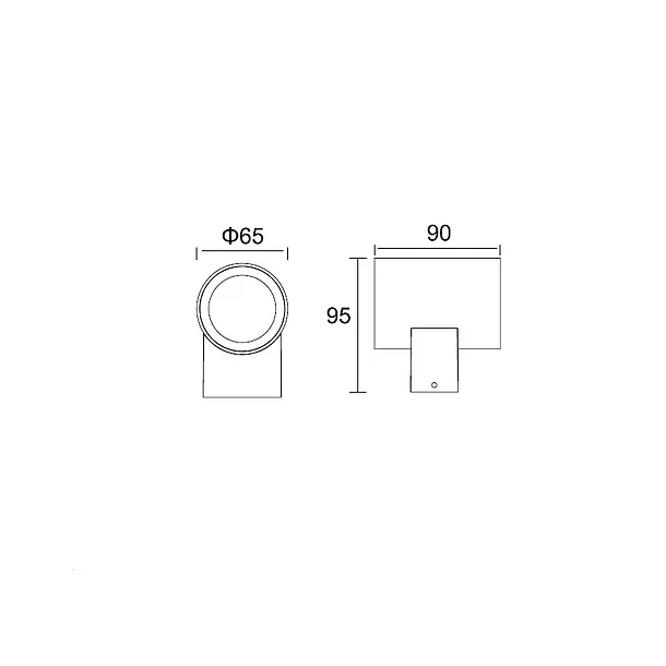 DOBAC LIBERO SUD BLACK 12W (2x6W)