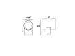 DOBAC LIBERO SUD BLACK 12W (2x6W)