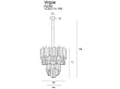 MAXLIGHT Vogue lampa wisząca duża P0283