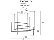 Lampa Wisząca  Geometric Czarna Ściemnialna od Maxlight