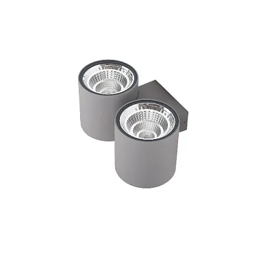 Kinkiet Zewnętrzny Libero Dud Grey 32W (4x8W) od Dobac WL582A-GN