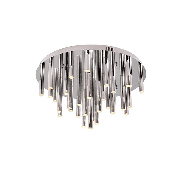 Plafon Organic Chrom 33x1 Ściemnialny od Maxlight