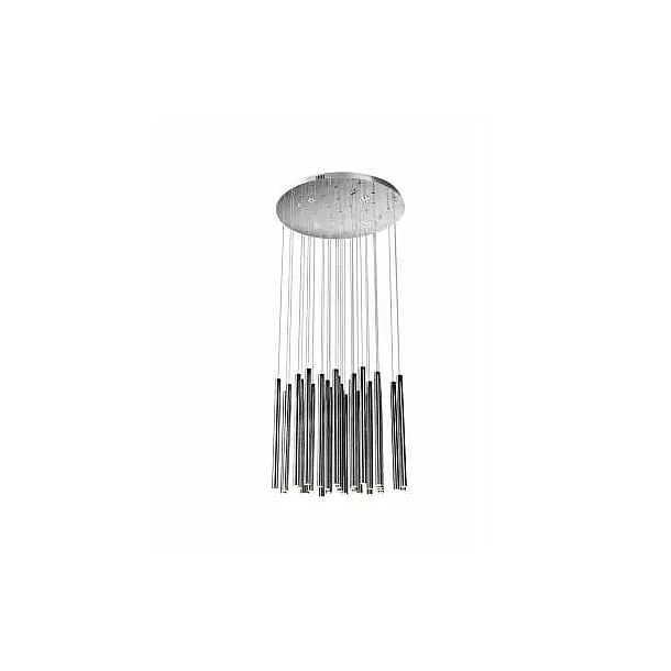 Lampa Wisząca Organic Chrom 33x1 Ściemnialna od Maxlight