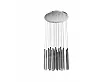 Lampa Wisząca Organic Chrom 33x1 Ściemnialna od Maxlight
