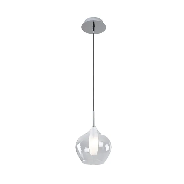MAXLIGHT City 1 lampa wisząca szkło bezbarwne P0345