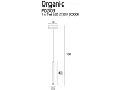 Lampa Wisząca Organic I Black od Maxlight