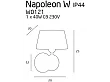 MAXLIGHT Napoleon kinkiet IP44 W0121