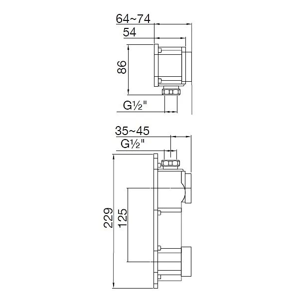 Steinberg element podtynkowy baterii umywalkowej 0101800