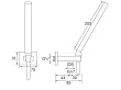 Steinberg 135 zestaw prysznicowy z uchwytem chrom 1351670