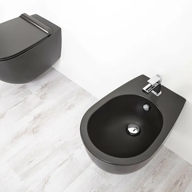 Simas Vignoni bidet podwieszany 56x36,5cm VI19ANTRACIT