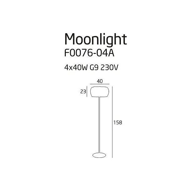 MAXLIGHT Moonlight lampa podłogowa F0076-04A