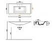 Catalano Star umywalka podwieszana 105x48cm 1105ST00