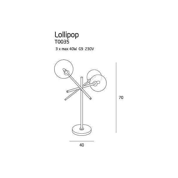 MAXLIGHT Lollipop lampa biurkowa T0035