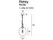 MAXLIGHT Honey Smoky lampa wisząca P0296