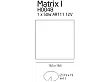 MAXLIGHT Matrix I oprawa halogenowa czarna H0048