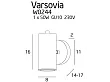 Kinkiet Varsovia Krótki od Maxlight