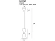 MAXLIGHT Cornet lampa wisząca 1 LED P0330
