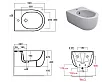 Olympia Ceramica Milady bidet podwieszany 52x36cm biały MIL220101