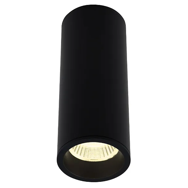 Lampa Sufitowa/Plafon Long Okrągły Czarny od Maxlight