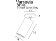 Lampa Sufitowa/Plafon Varsovia od Maxlight