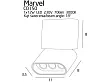 MAXLIGHT Marvel lampa sufitowa/plafon czarny C0150