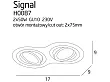 MAXLIGHT H0087 OPRAWA PODTYNKOWA SIGNAL II CZARNA