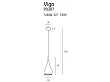 MAXLIGHT Vigo I lampa wiszaca złota P0307