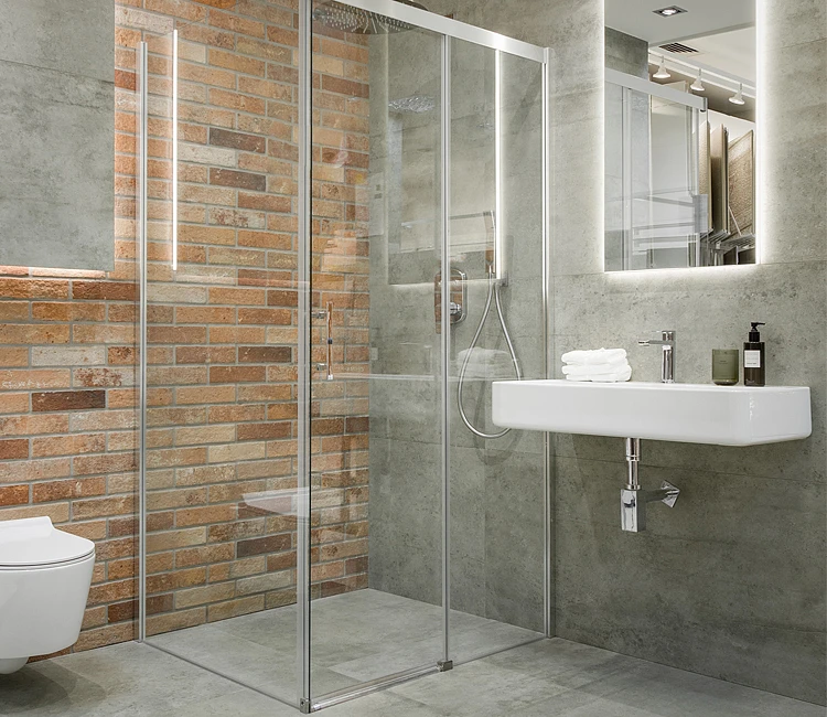 styl-loftowy-loft-lazienka-cegla-prysznic-maxfliz-750x650.jpg Trochę loftu w łazience | Wyposażenie wnętrz MAXFLIZ