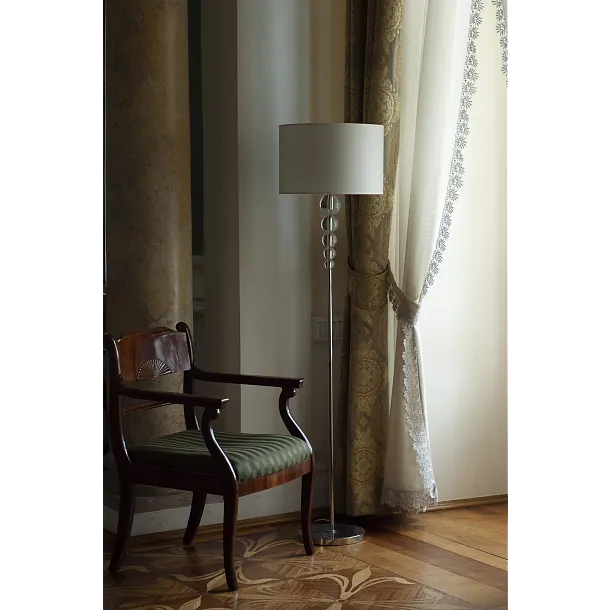 MAXLIGHT ELEGANCE lampa podłogowa biała F0038
