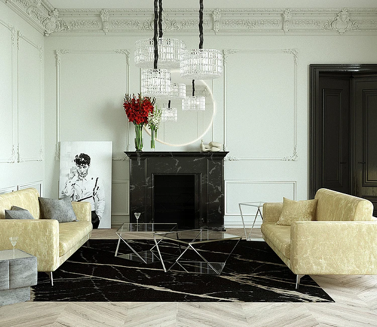 salon-wnetrze-oswietlenie-kominek-w-salonie-750650.jpg Salon z kominkiem - inspiracja w paryskim stylu | Wyposażenie wnętrz MAXFLIZ