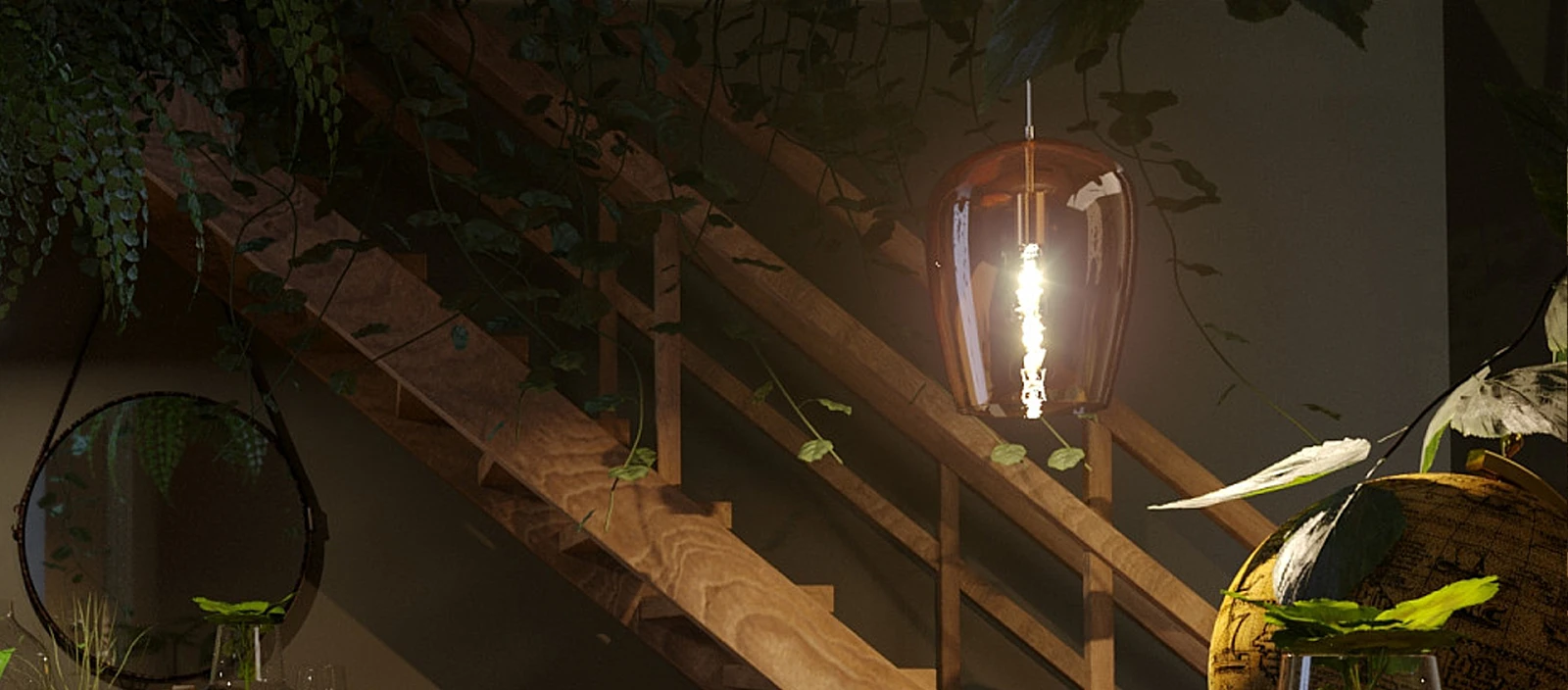 antresola-mieszkanie-wnetrze-fotel-stol-lampa-1920x845xx.jpg Mieszkanie z antresolą - krakowski klimat | Wyposażenie wnętrz MAXFLIZ
