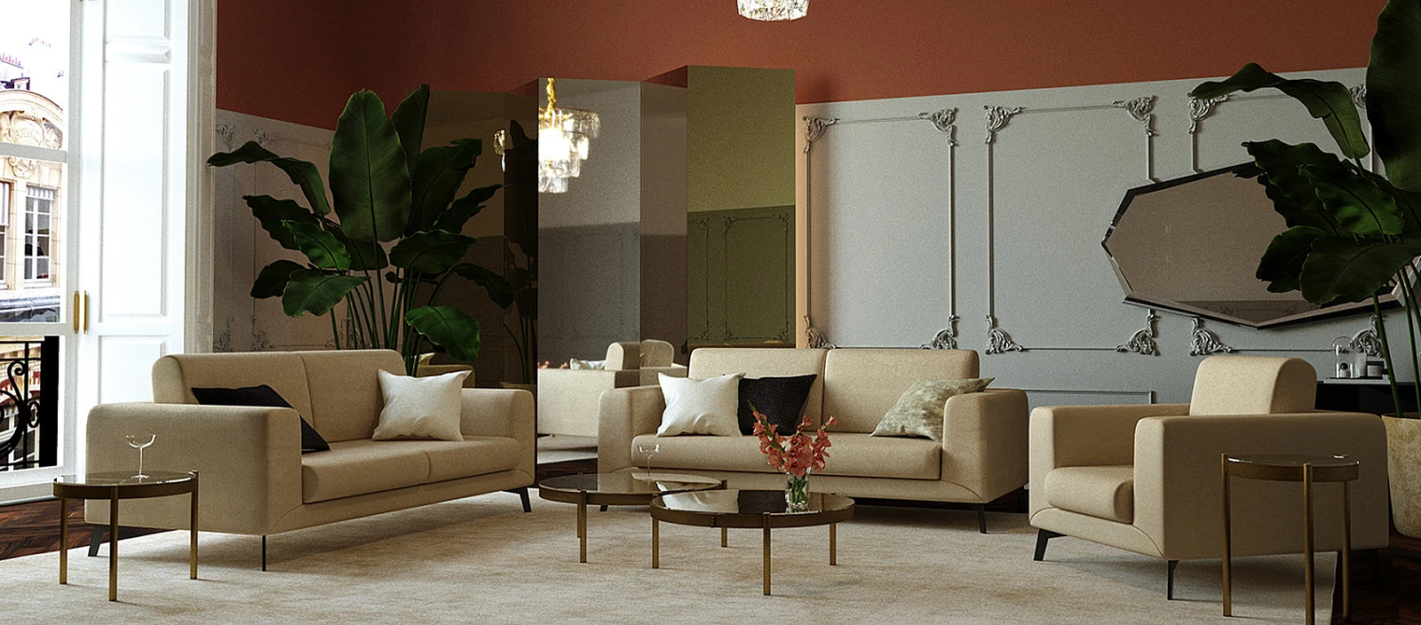 nowoczesny-salon-meble-do-salonu-maxliving-1920x845.jpg Nowoczesność w klasycznym salonie | Wyposażenie wnętrz MAXFLIZ