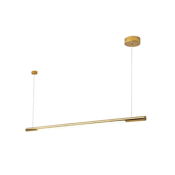 MAXLIGHT Organic Horizon lampa wisząca złota 150cm P0360