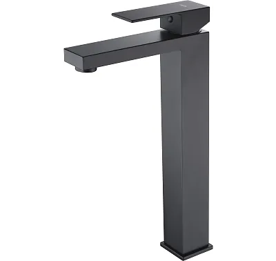 Bateria umywalkowa Runa Black wysoka czarna od Mobi
