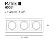MAXLIGHT Matrix III oprawa halogenowa H0061