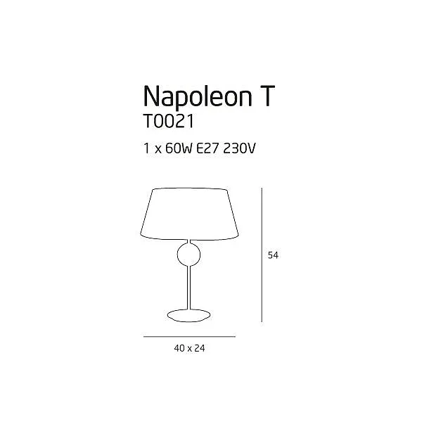 MAXLIGHT Napoleon lampa biurkowa T0021